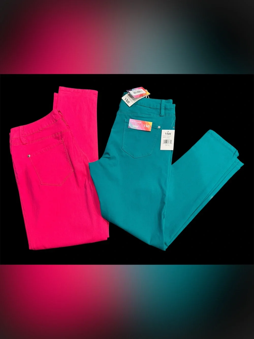 YMI Hyperstretch Freckled Poppy skinny jeans - NWT - 3 pairs! Size XL - Picture 3 of 8